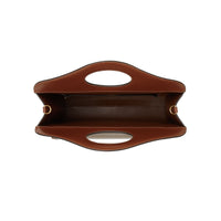 Sac pocket moyen en cuir de cerf embossé et cuir - Hâle