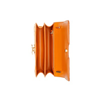 Petit sac tb en cuir tissé - Orange