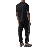 BLACK T-shirt oversize en coton Monogram