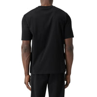 BLACK T-shirt oversize en coton Monogram