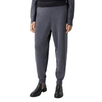 CHARCOAL MELANGE Pantalon de survêtement en laine mérinos bicolore