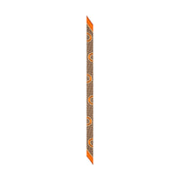 Foulard ultrafin en soie monogram avec logo - Orange vif