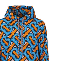 BRIGHT COBALT IP PT Sweat-shirt à capuche en coton Monogram unisexe