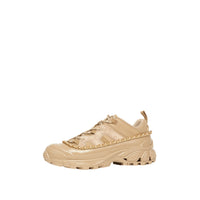 HONEY Sneakers Arthur en cuir velours et cuir avec chaîne