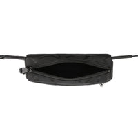 Petit sac banane cannon en polyester recyclé monogram - Noir