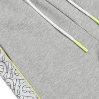GREY MELANGE Pantalon de survêtement en coton Monogram