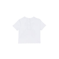 WHITE T-shirt en coton avec appliqué Thomas Bear
