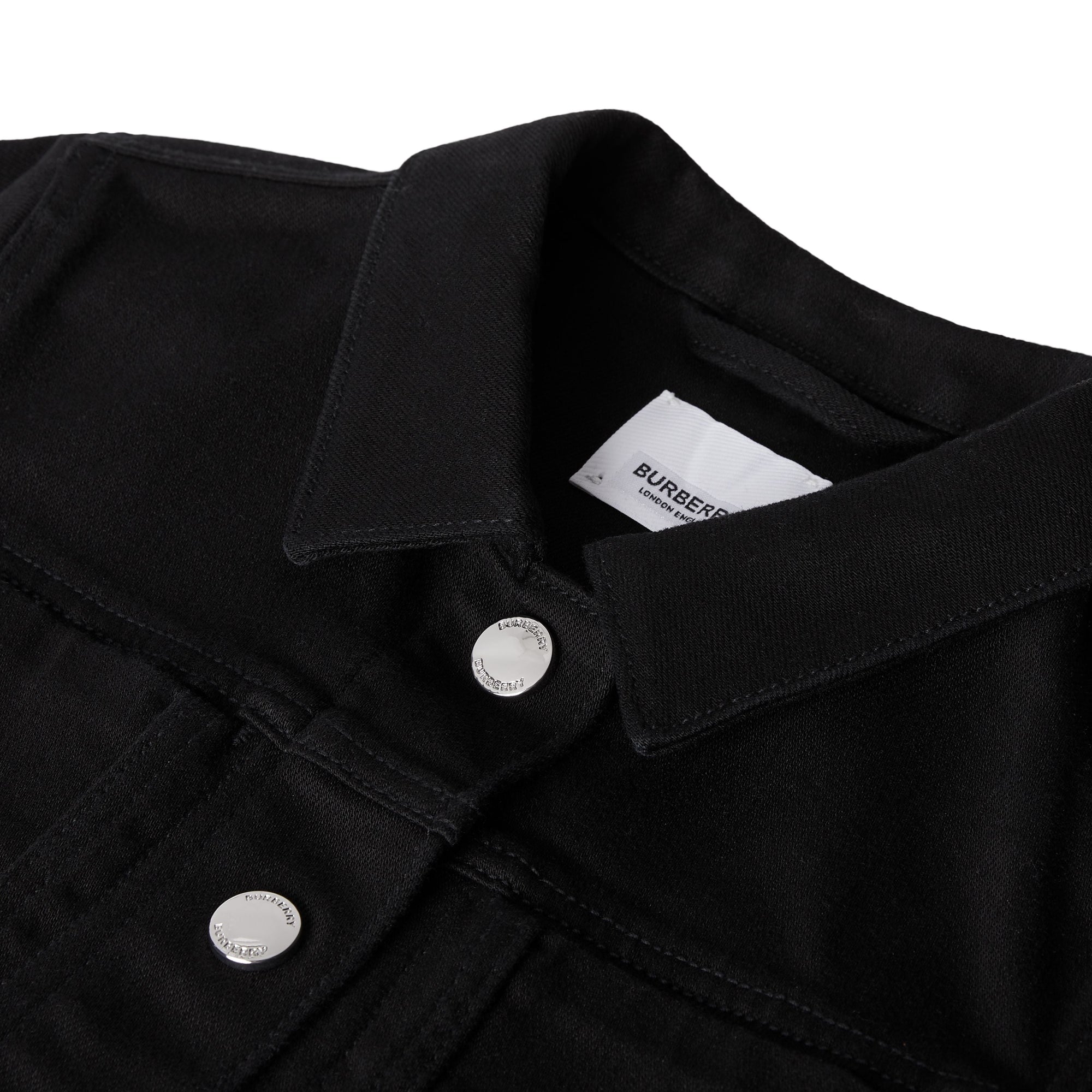 BLACK Veste en denim japonais avec logo