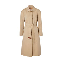 HONEY Paletot ceinturé sur mesure en gabardine tropicale