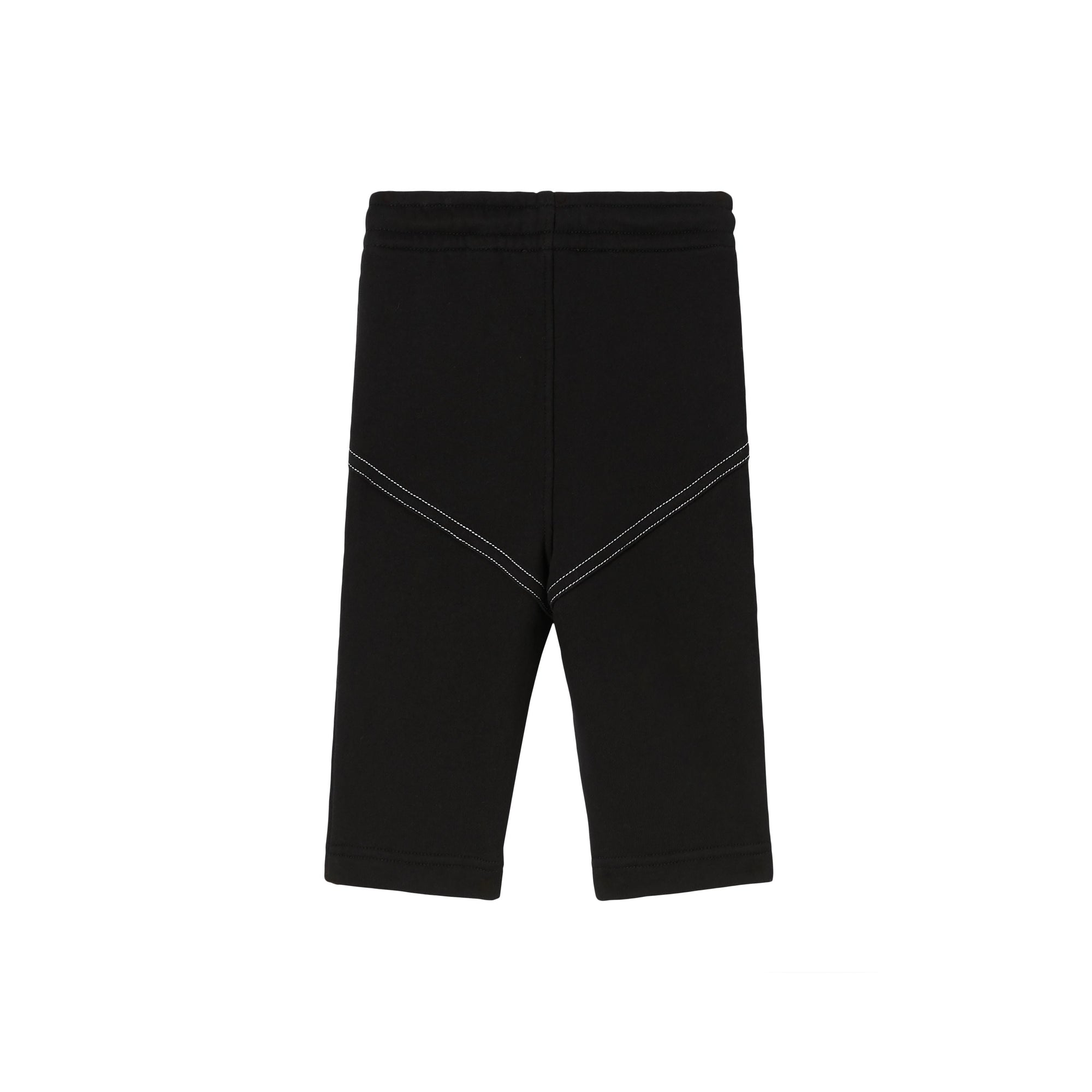 BLACK Pantalon de survêtement en coton avec logo