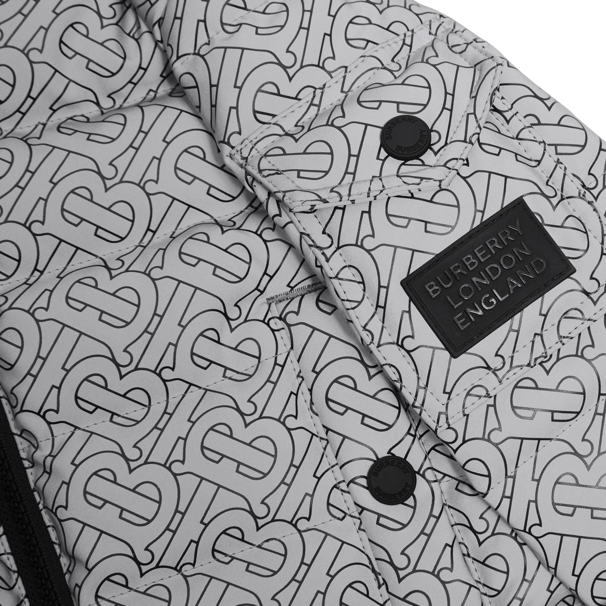 BLACK IP PAT Doudoune à capuche Monogram