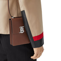 TAN Sac Robin en cuir grainé