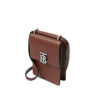 TAN Sac Robin en cuir grainé