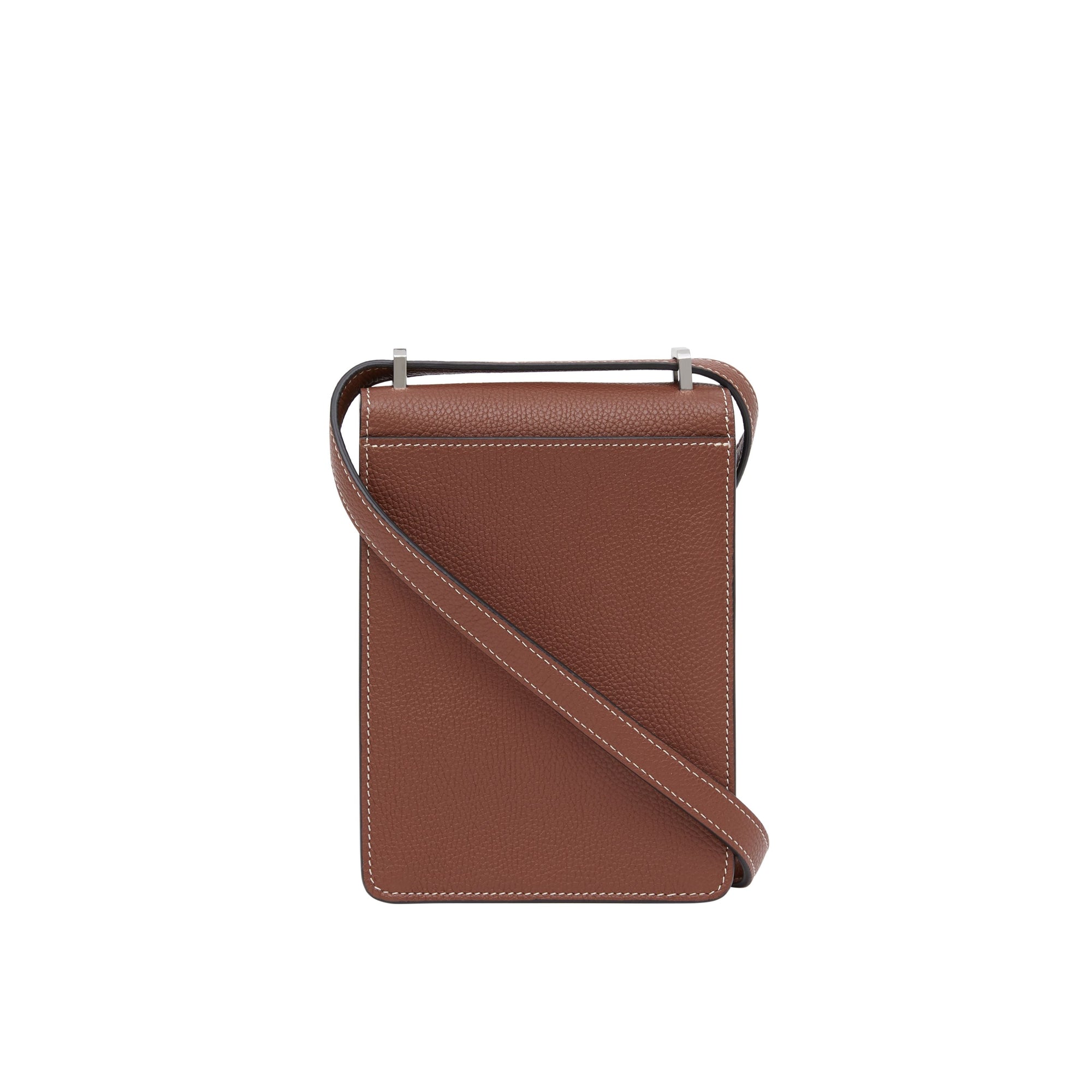TAN Sac Robin en cuir grainé