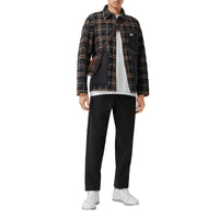 BLACK STRIPE Pantalon de survêtement en jersey stretch à fines rayures