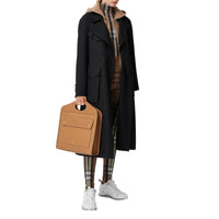 MAPLE BROWN Sac Pocket moyen en cuir de tannage végétal