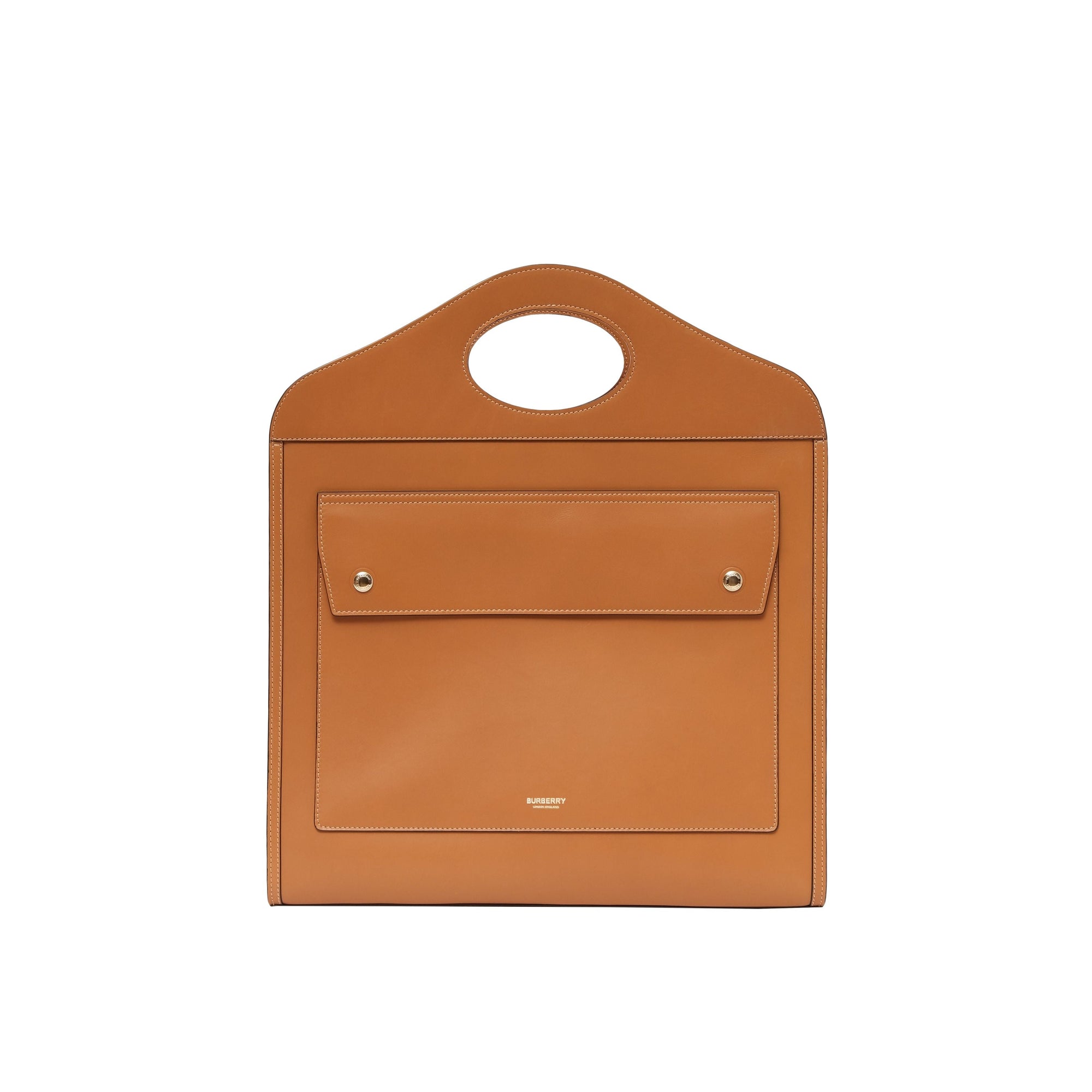 MAPLE BROWN Sac Pocket moyen en cuir de tannage végétal