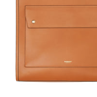 Sac Pocket moyen en cuir de tannage végétal - Brun Érable