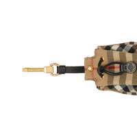 ARCHIVE BEIGE Porte-clés sac seau Vintage check