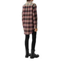ARCHIVE BEIGE IP CHK Chemise oversize en flanelle de coton check