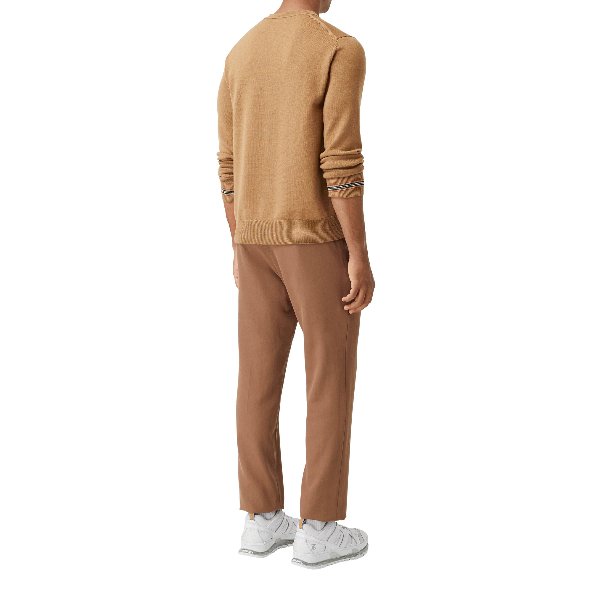 CAMEL Pull en laine avec rayures iconiques