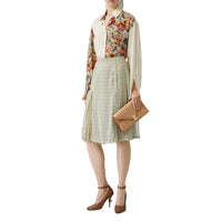 Petit clutch enveloppe TB monogram matelassé - Miel