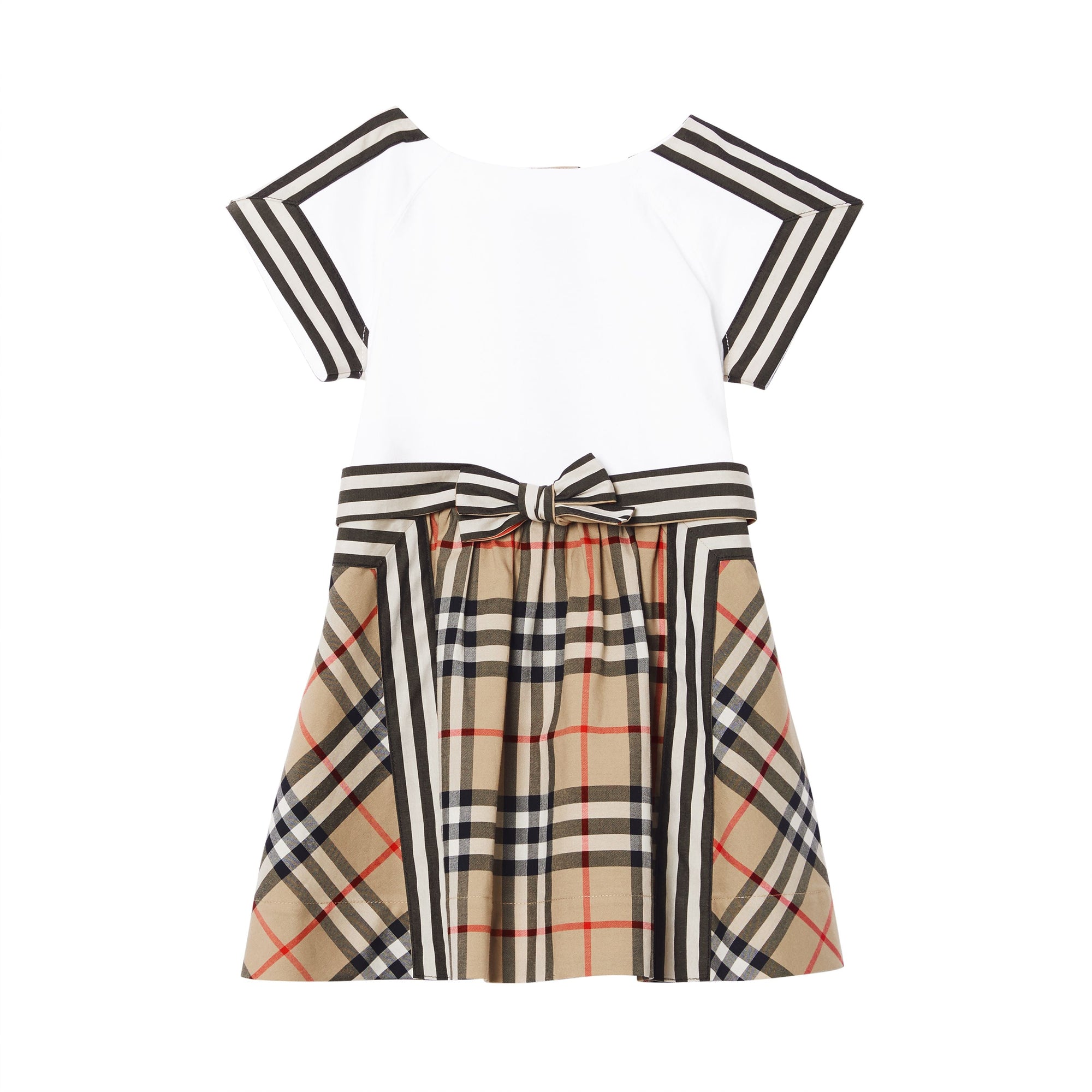 ARCH BEIGE IP CHK CN Robe en coton avec Vintage check
