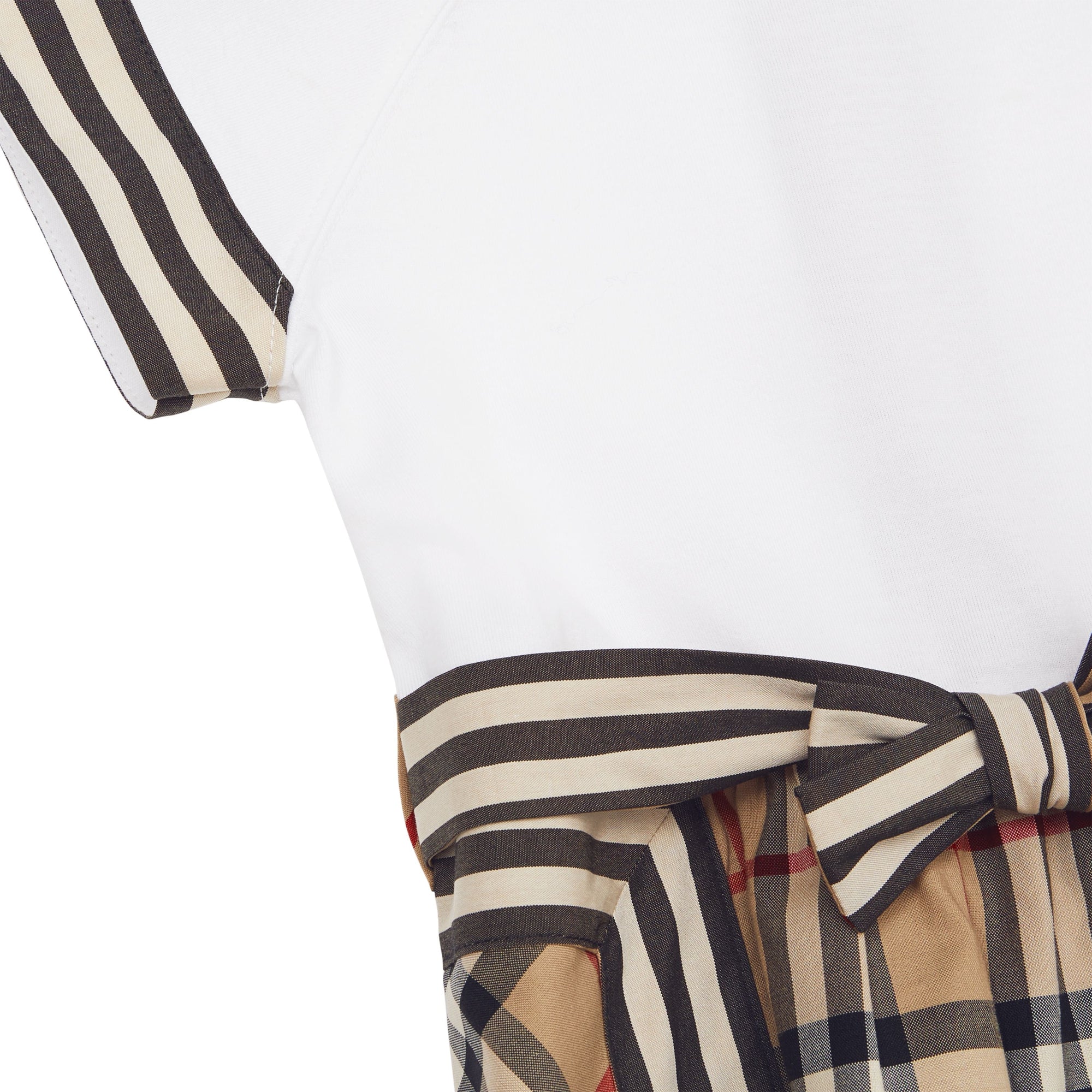 ARCH BEIGE IP CHK CN Robe en coton avec Vintage check