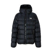 BLACK Doudoune à capuche en jacquard Monogram