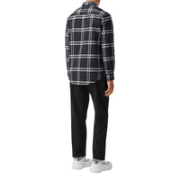 CHARCOAL IP CHK Chemise en flanelle de coton Vintage check