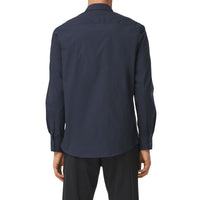 NAVY/WHITE IP P Chemise en coton avec bande à logo