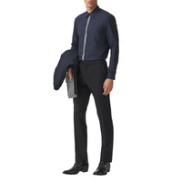 NAVY/WHITE IP P Chemise en coton avec bande à logo