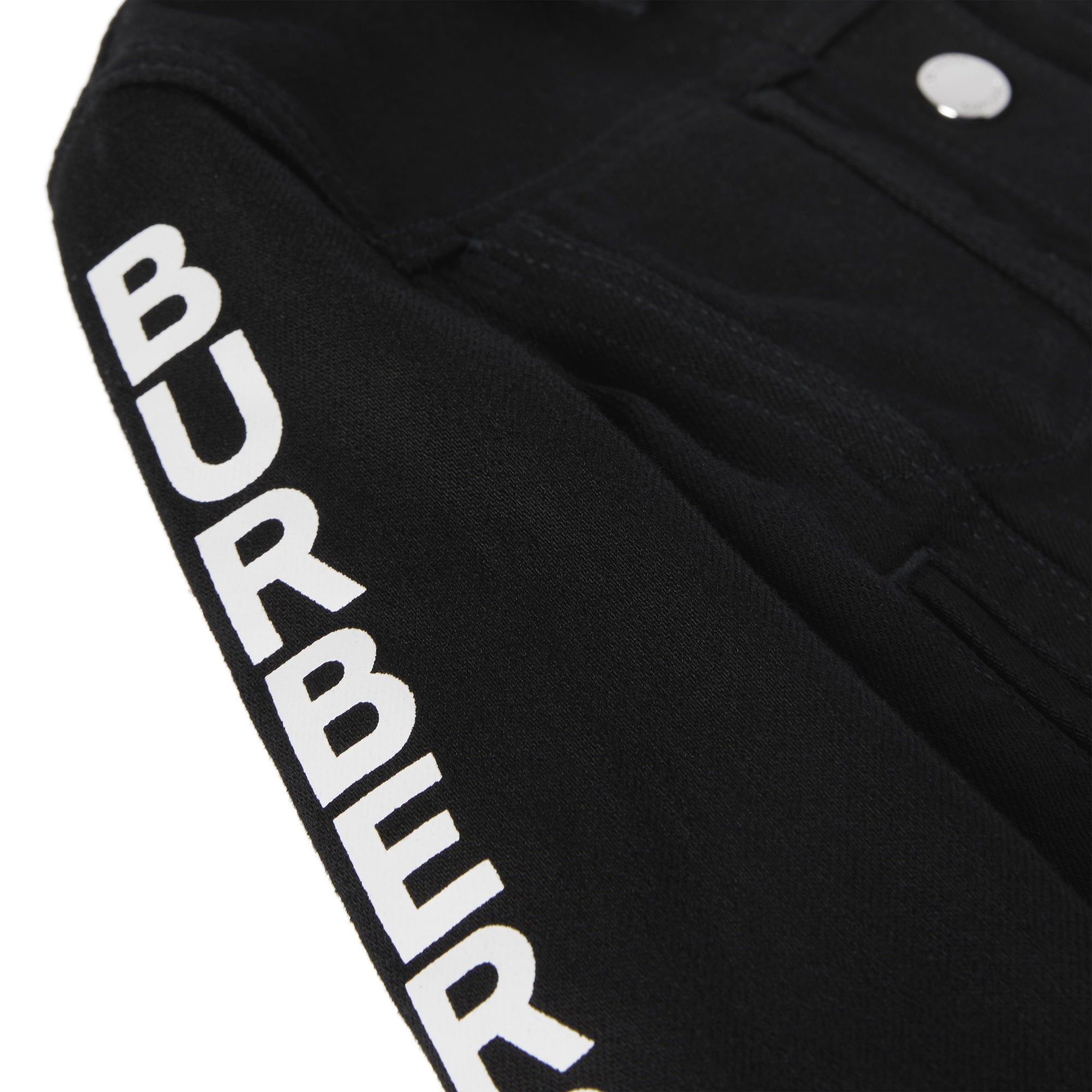 BLACK Veste en denim japonais avec logo