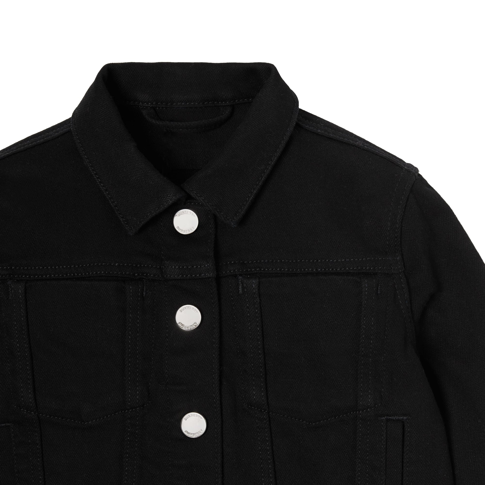 BLACK Veste en denim japonais avec logo