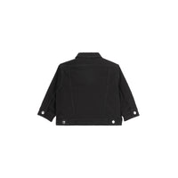 BLACK Veste en denim japonais avec logo
