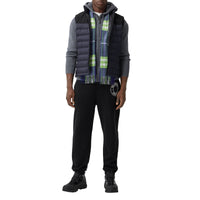 BRIGHT INDIGO/GREEN Écharpe classique en cachemire check