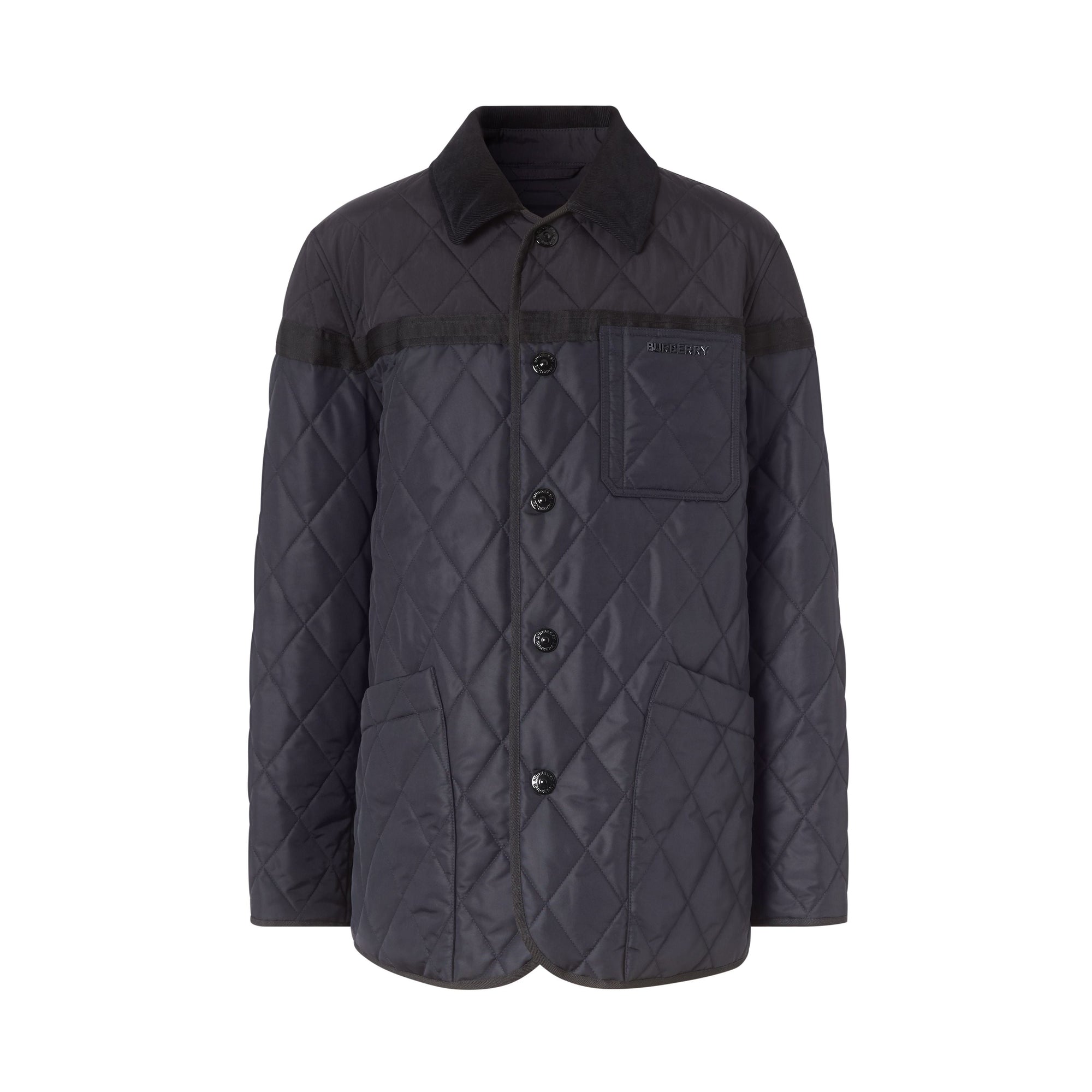 NAVY Veste de campagne matelassée en toile de nylon