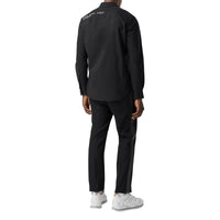 BLACK Chemise Oxford en coton avec coordonnées géographiques