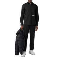 BLACK Chemise Oxford en coton avec coordonnées géographiques
