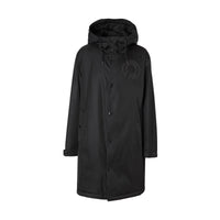 BLACK Parka en sergé technique à logo