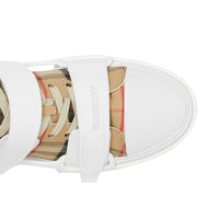 ARCHIVE BEIGE Sneakers Webb en coton Vintage Check et cuir