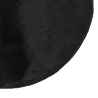 BLACK Béret oversize en poil de veau