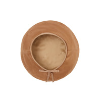 BRONZE Béret oversize en cachemire régénéré