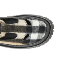 ARCHIVE BEIGE Salomés en laine check