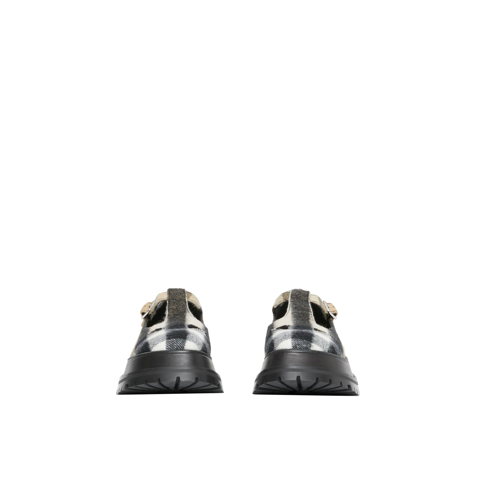 ARCHIVE BEIGE Salomés en laine check