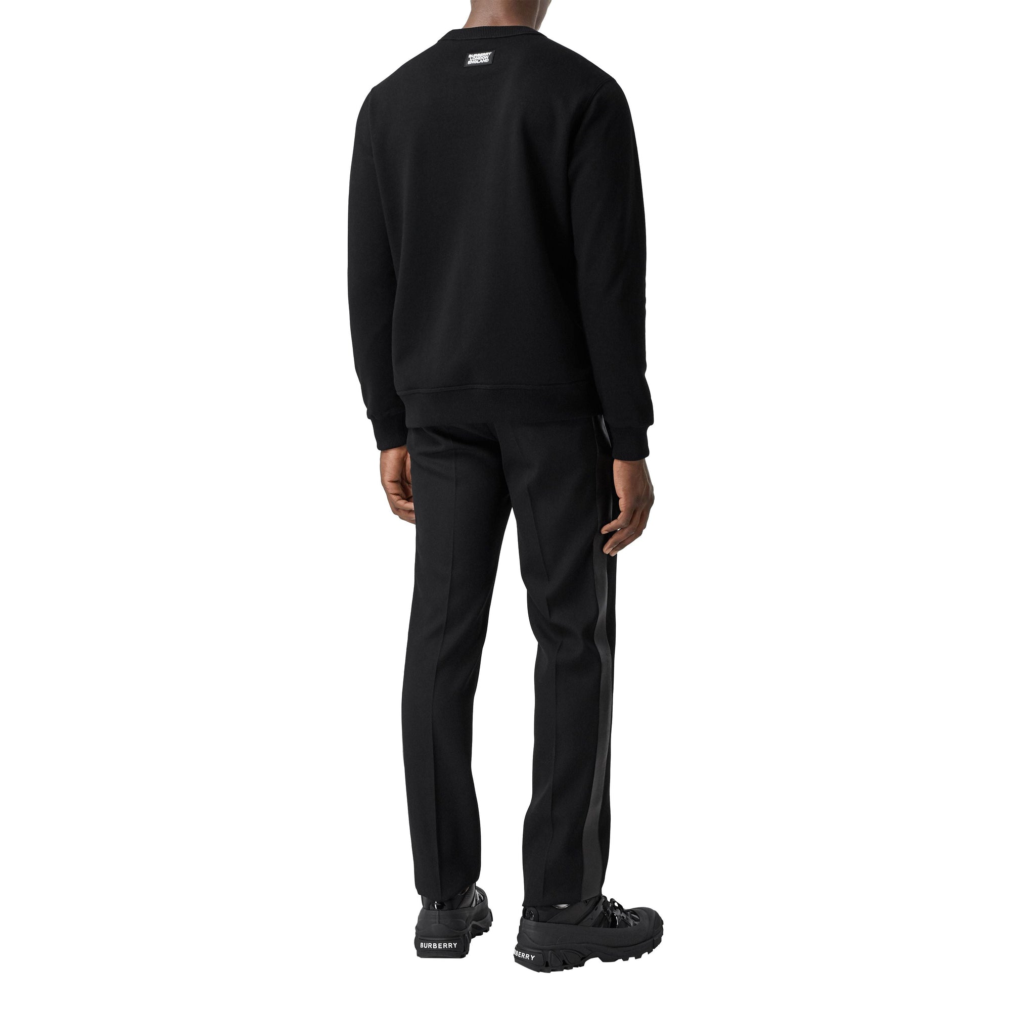 BLACK Sweat-shirt en coton avec slogan