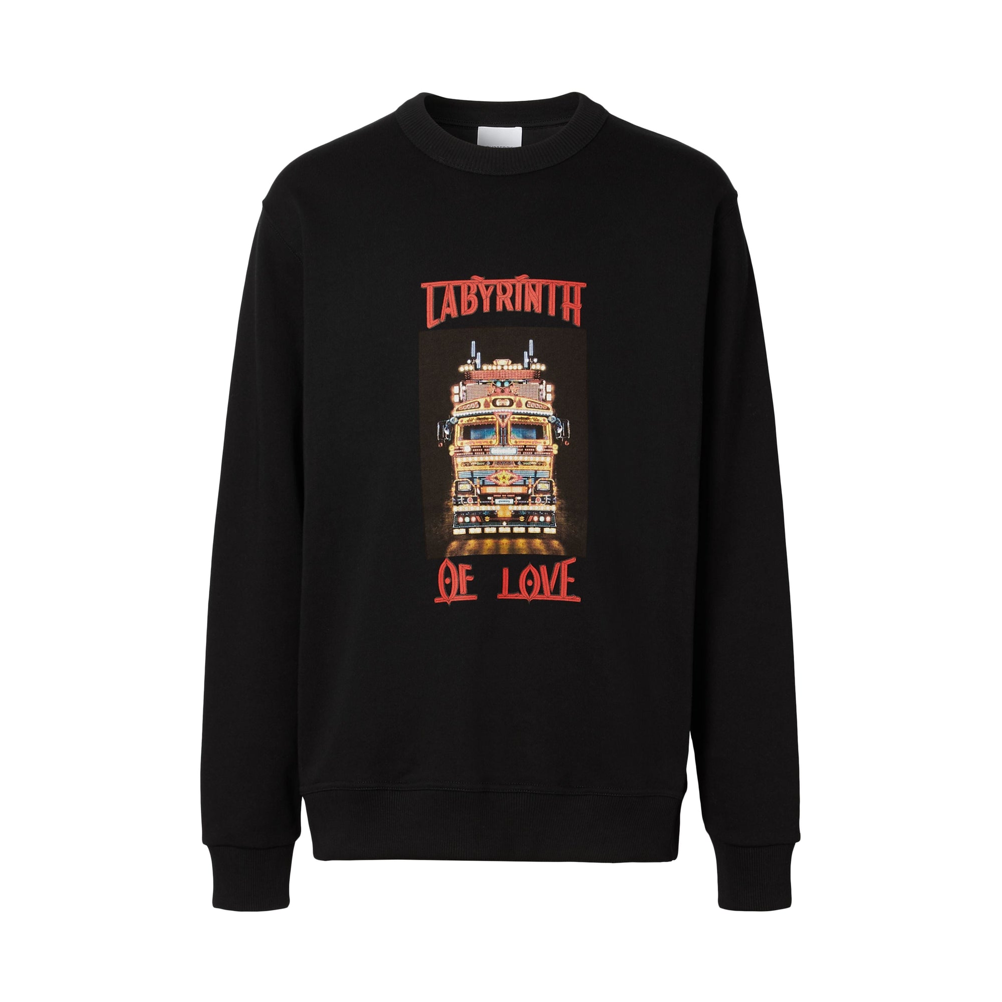 BLACK Sweat-shirt en coton avec slogan