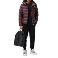 BLACK Sac à dos en cuir avec cordon de serrage