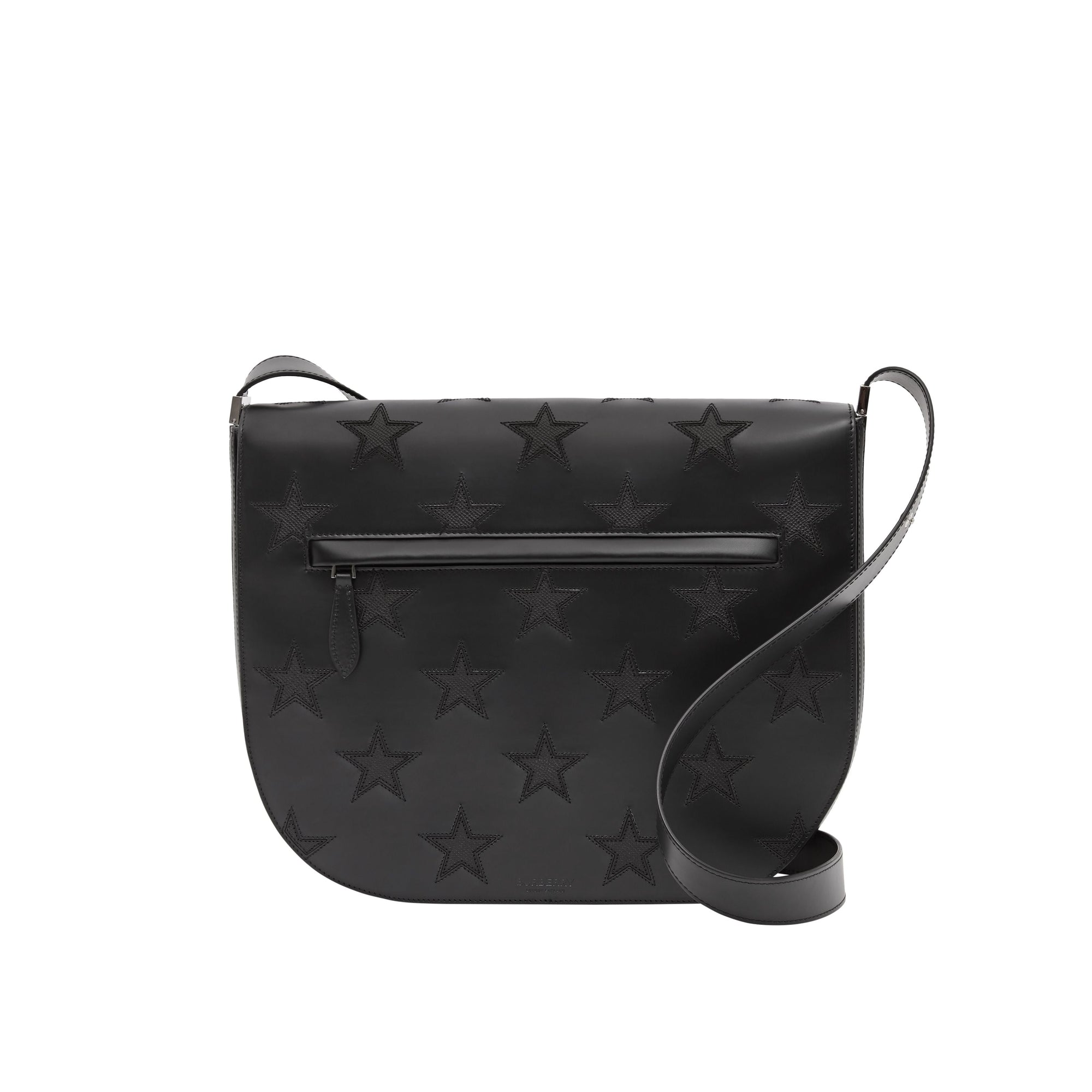 BLACK Sac à bandoulière Olympia en cuir à motif étoilé
