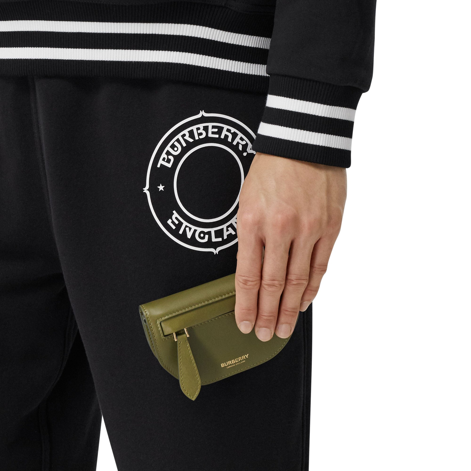 JUNIPER GREEN Porte-cartes Olympia en cuir avec sangle amovible